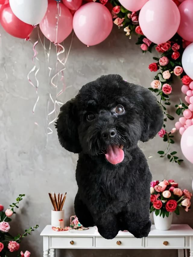 Groomed dog 2